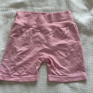 Pink DFYNE biker gym shorts